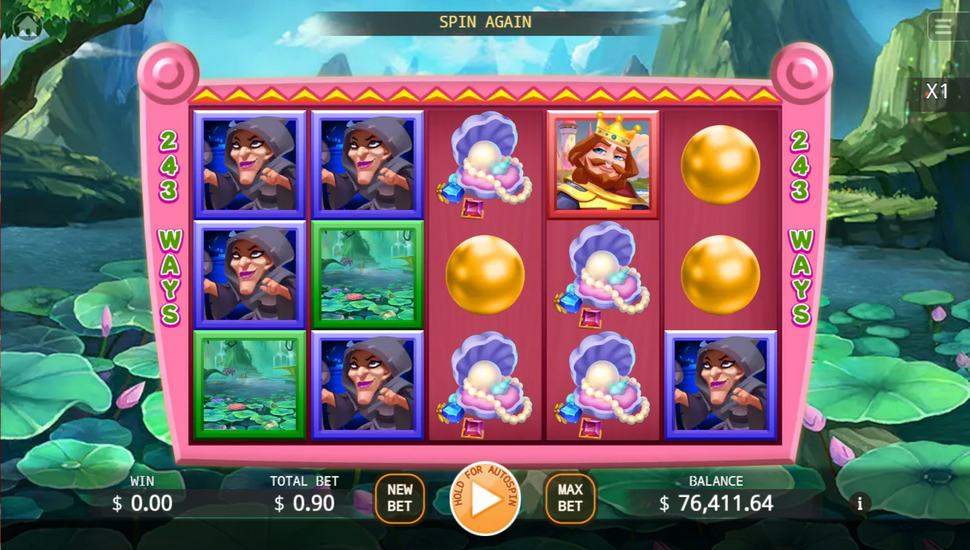 The Frog Prince slot gameplay