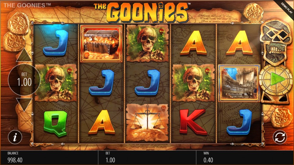 play the goonies slot free
