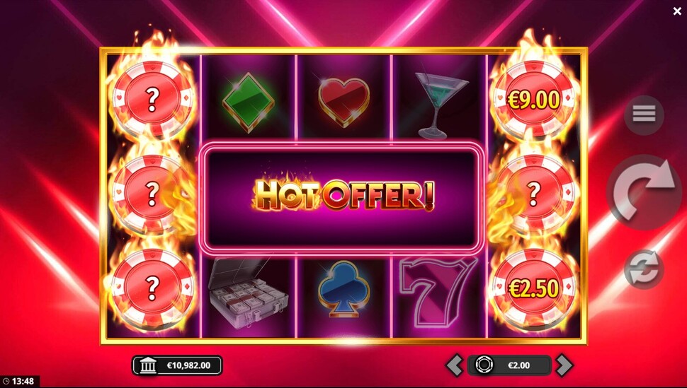 The Hot Offer bonus feature