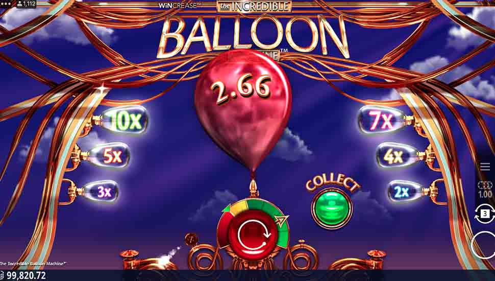 The Incredible Baloon Machine slot machine