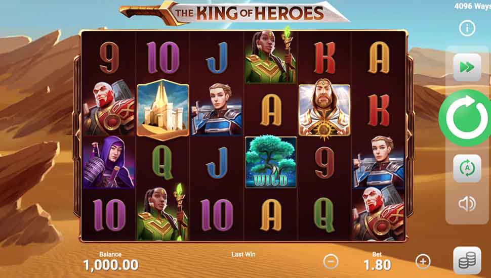 The King of Heroes slot