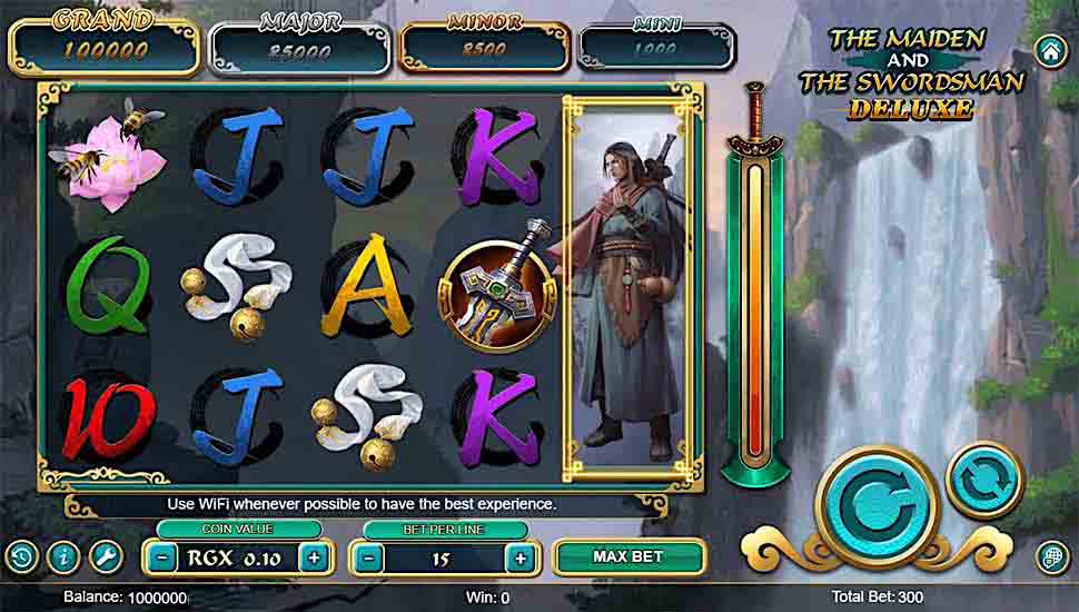 The Maiden and The Swordsman Deluxe Slot - Review, Free & Demo Play preview