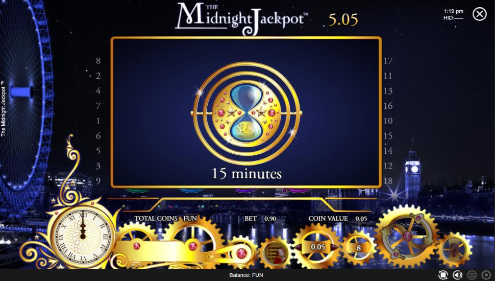 The Midnight Jackpot slot - feature
