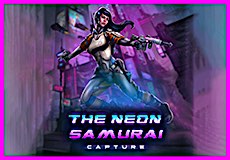 The Neon Samurai: Capture Slot - Review, Free & Demo Play logo