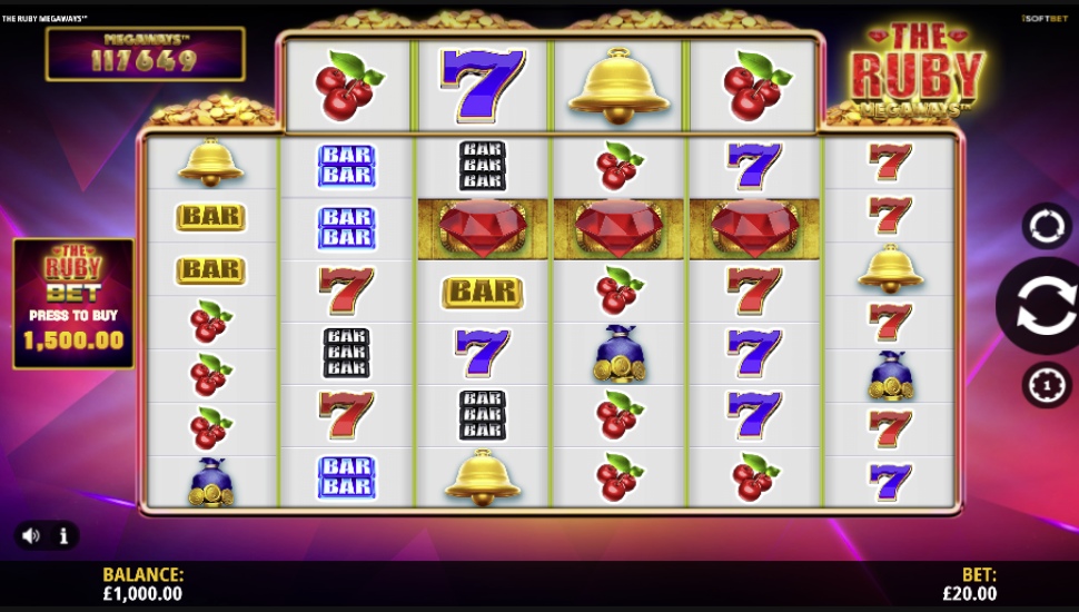 The Ruby Megaways slot by iSoftBet preview