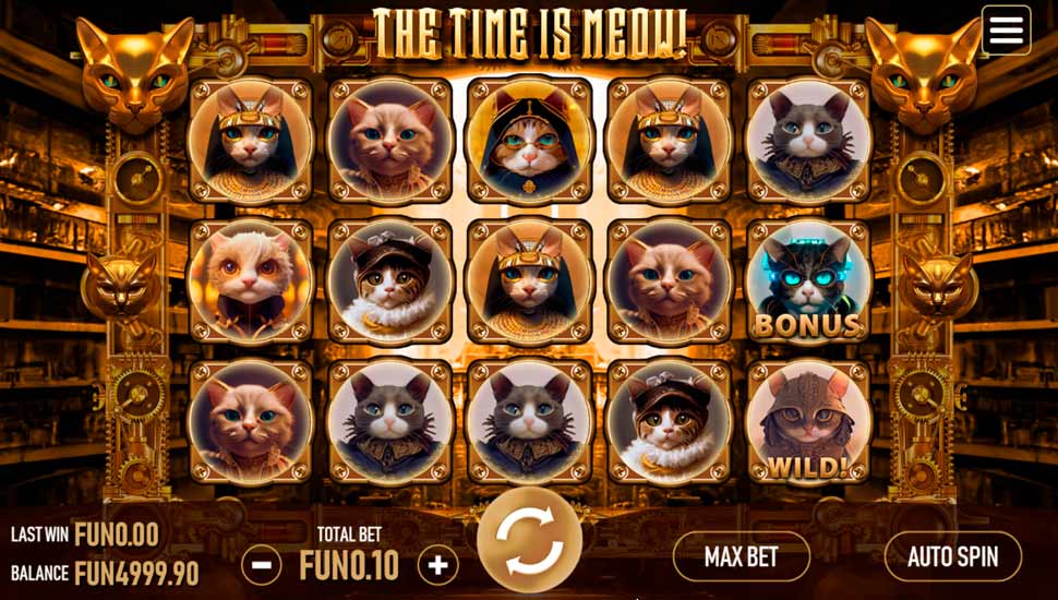 The Time is Meow Slot - Review, Free & Demo Play preview