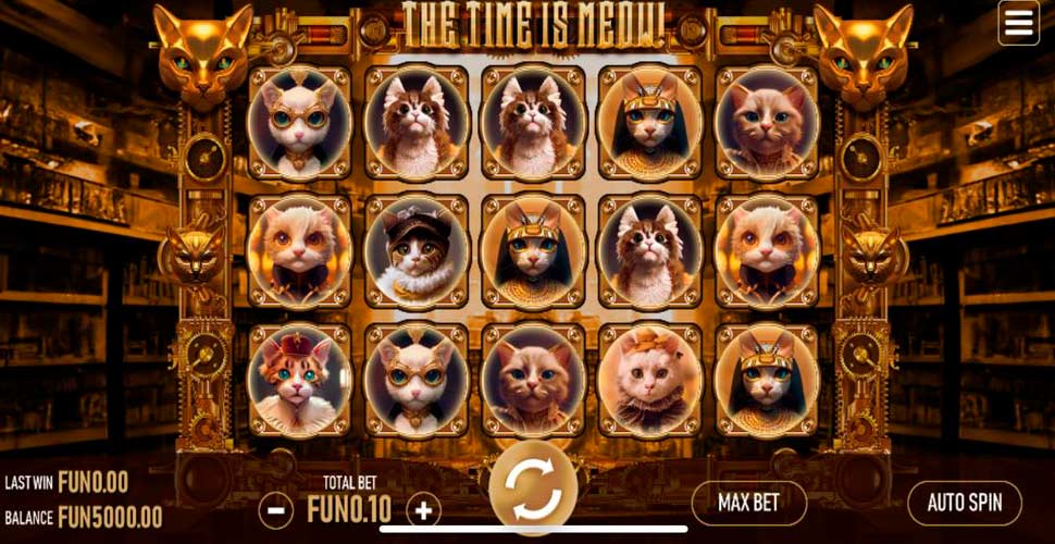 The Time is Meow slot mobile