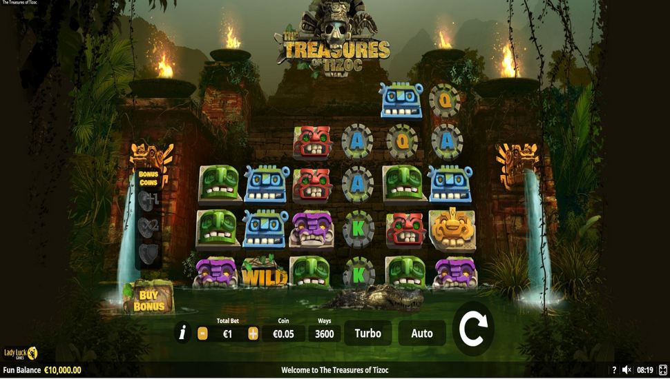 The Treasures of Tizoc Slot preview