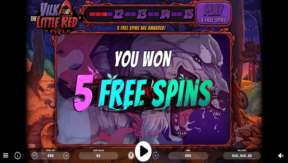 The Vilk and Little Red Slot - Free Spins