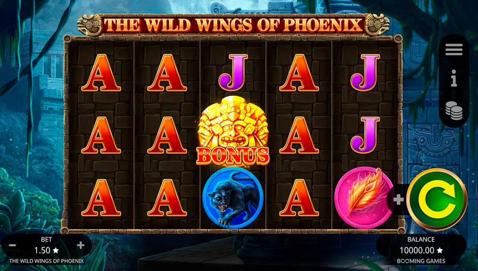 The wild wings of phoenix slot mobile