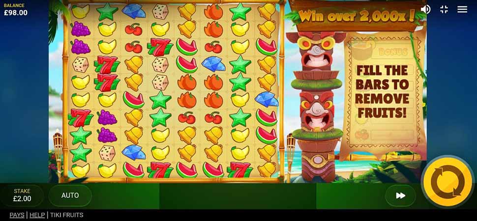 Tiki Fruits slot mobile
