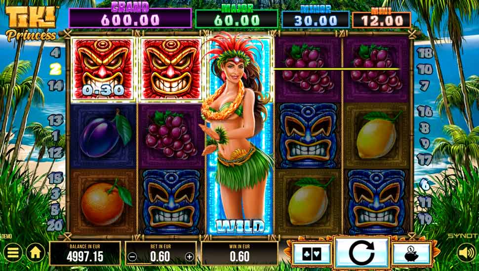Tiki princess slot - Expanding Wild