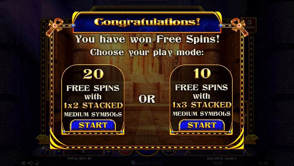 Times of Egypt - Pharaoh’s Reign Slot - Free Spins