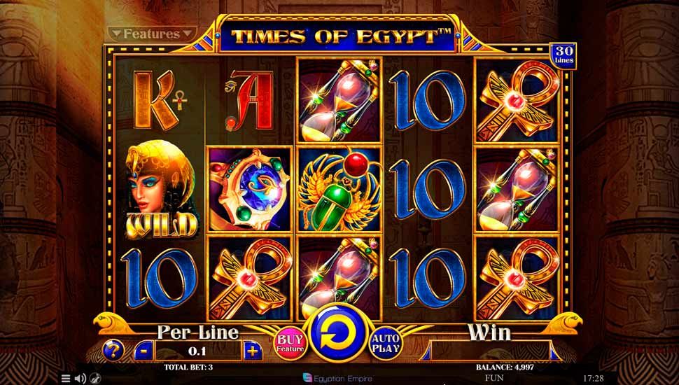 Times Of Egypt Slot - Review, Free & Demo Play