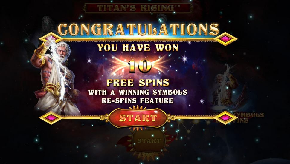 Titan's Rising 15 Lines Slot - Free Spins