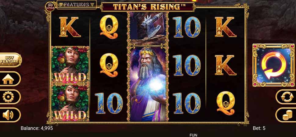 Titans Rising slot mobile