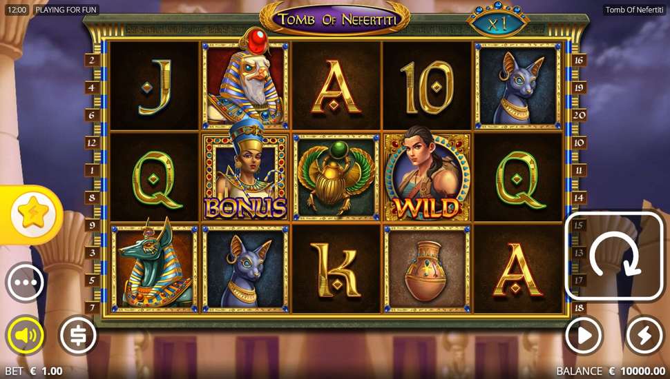 Tomb of Nefertiti Slot - Review, Free & Demo Play preview