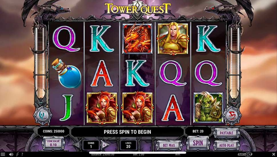 Tower quest slot mobile