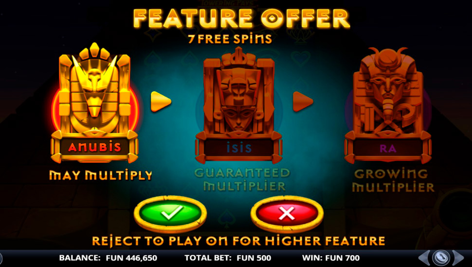 Towering pays egypt slot - free spins