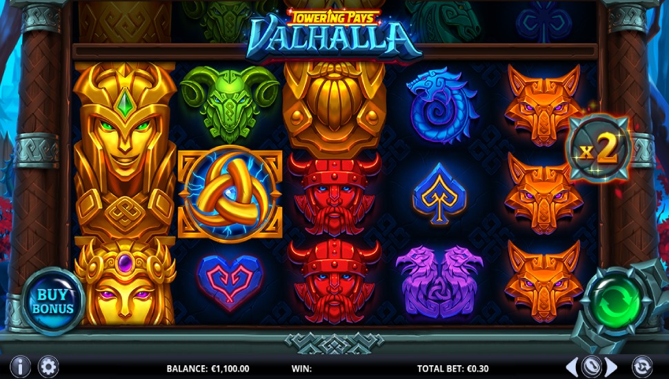 Towering Pays Valhalla Slot by Yggdrasil