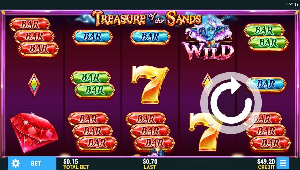Treasure of the Sands slot gameplay
