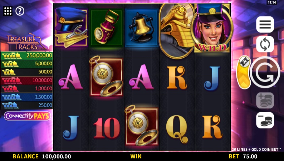 Treasure Tracks Slot by Gold Coin Studios preview