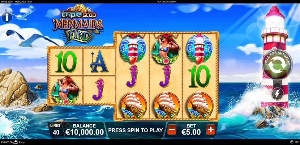 Triple Stop Mermaids Find Slot - Review, Free & Demo Play preview