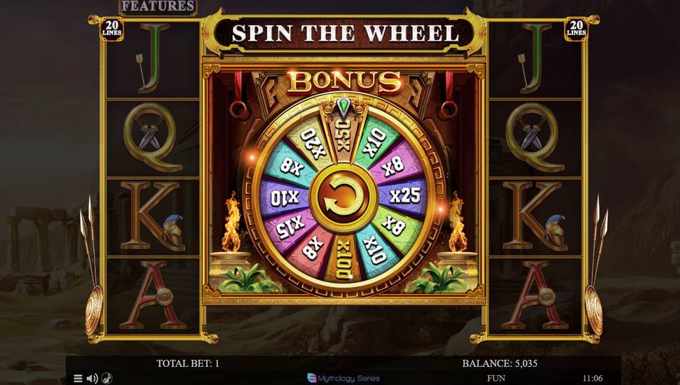 Trojan Tales Slot - Bonus Game
