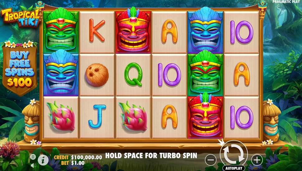 Tropical Tiki Slot - Review, Free & Demo Play preview