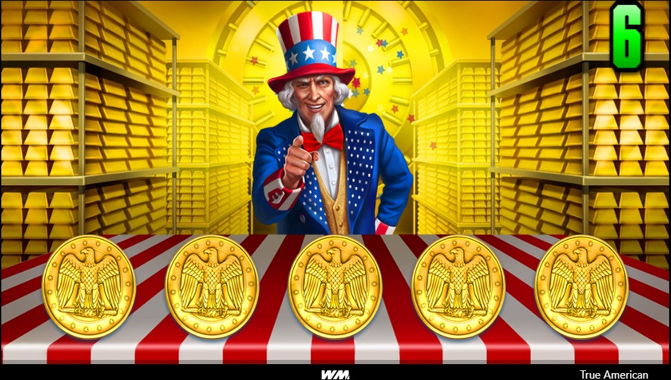True American slot logo - Bonus Game