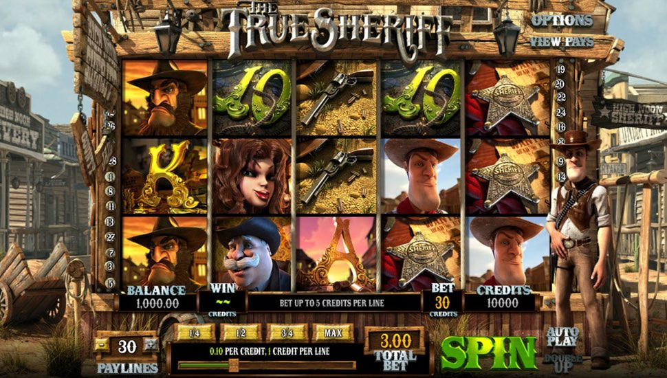 The True Sheriff Online Slot by Betsoft preview