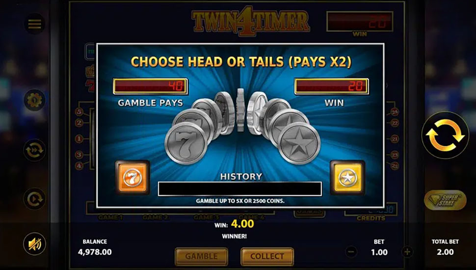 Twin4Timer slot machine
