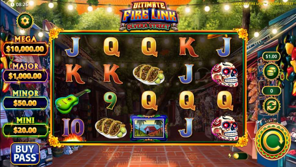 Ultimate Fire Link Olvera Street Slot - Review, Free & Demo Play