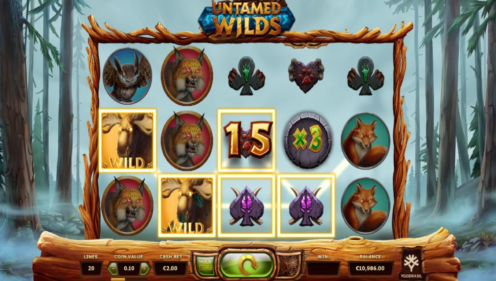 Untamed wilds slot - feature