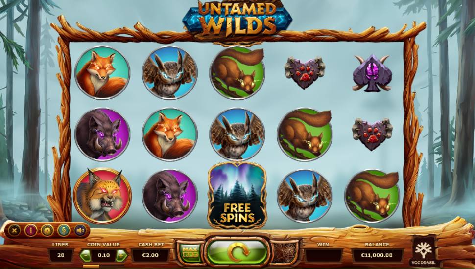 Untamed Wilds Slot - Review, Free & Demo Play preview