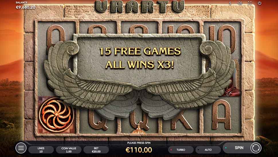 Urartu slot free spins