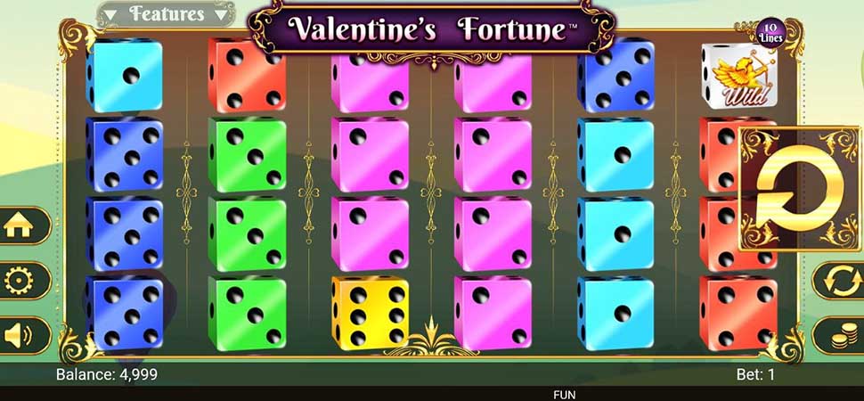 Valentines Fortune Dice slot mobile