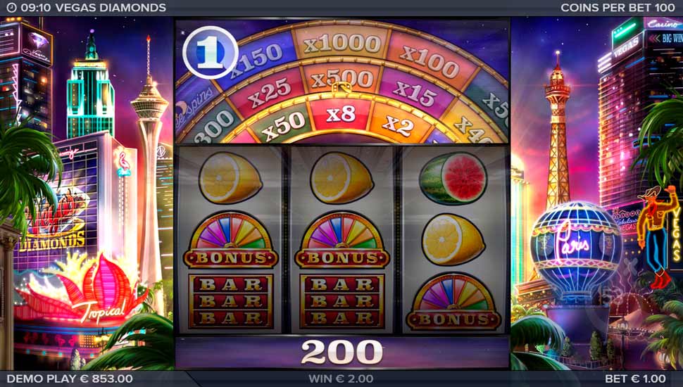 Vegas diamonds slot Fortune Wheel