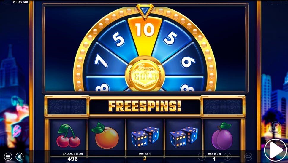Vegasgold slot - Wheel of Free Spins
