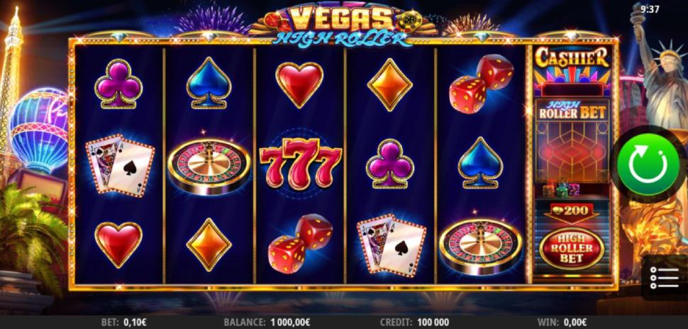 Vegas High Roller slot - mobile