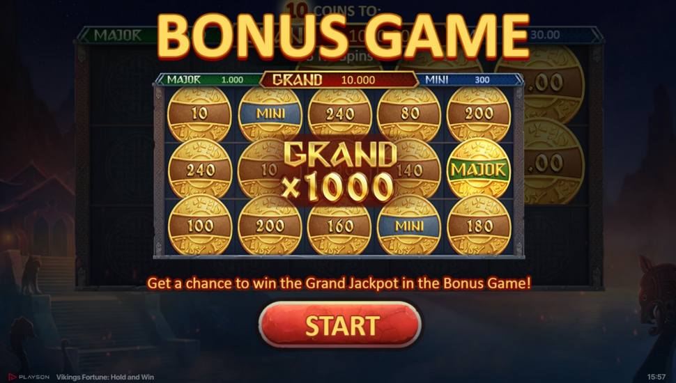 Vikings Fortune: Hold and Win Slot - Bonus Game