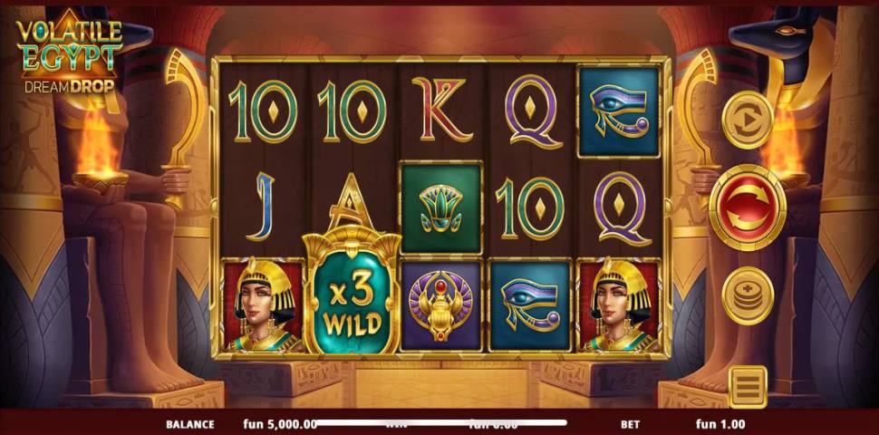 Volatile Egypt Dream Drop slot mobile