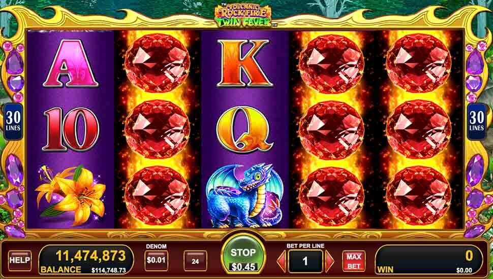 Volcanic Rock Fire Twin Fever slot machine