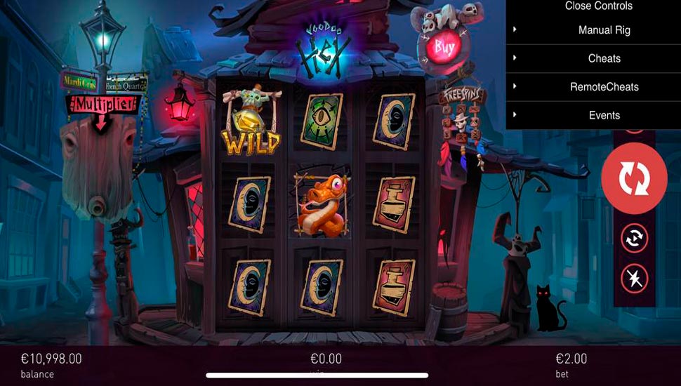 Voodoo hex slot mobile