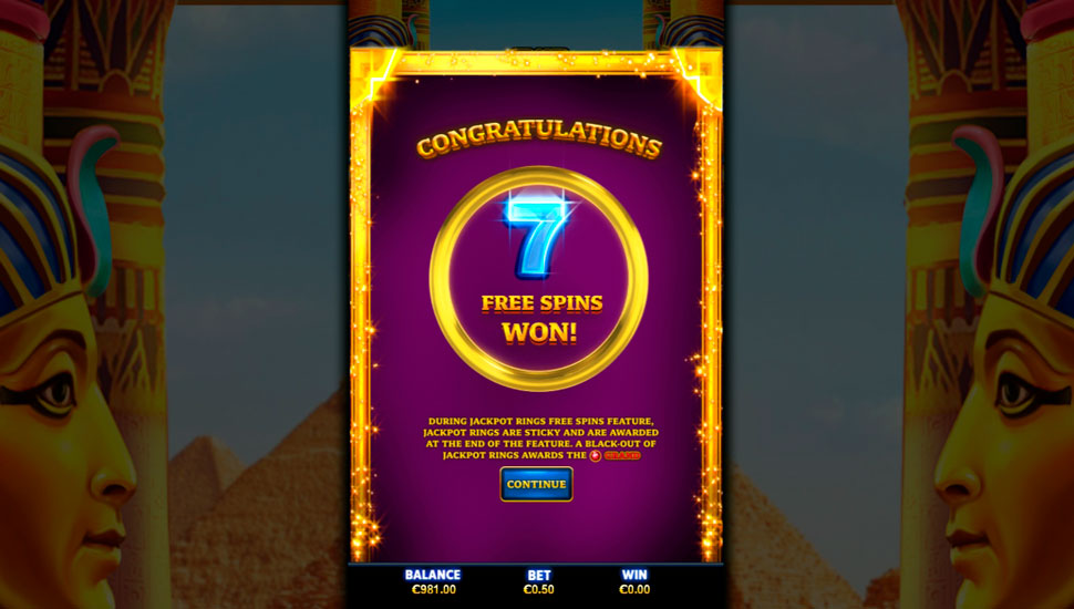 Wadjet Wilds slot Jackpot Rings Free Spins