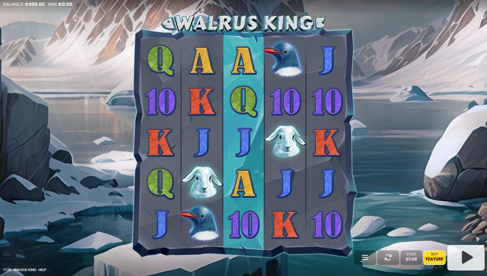 Walrus King slot gameplay