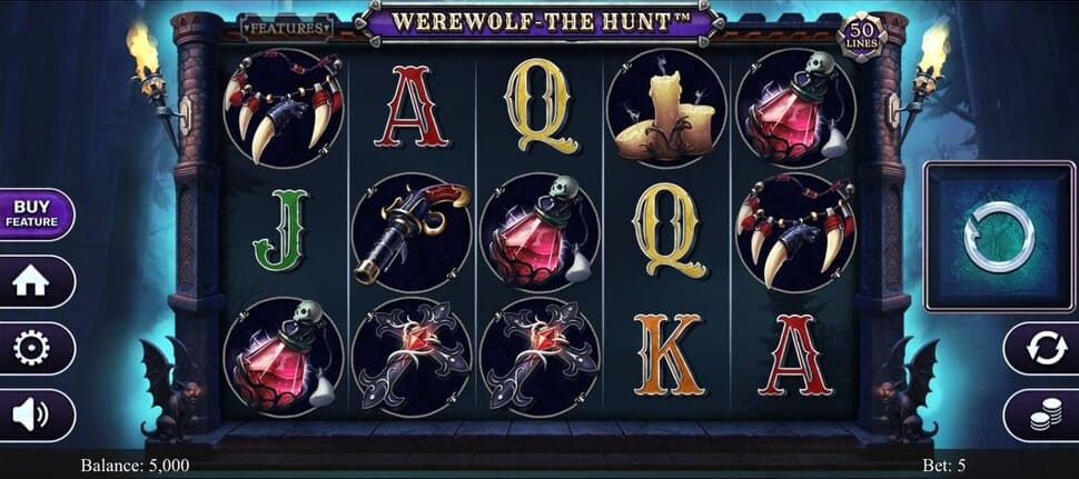 Werewolf the hunt slot mobile