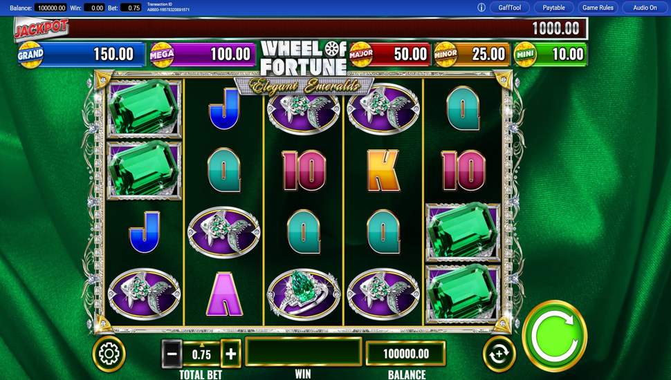 Wheel of Fortune Elegant Emeralds Slot - Review, Free & Demo Play