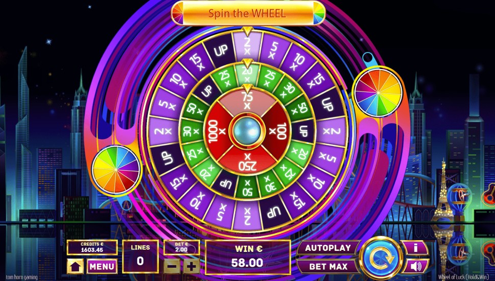 Wheel of Luck Hold & Win - Bonus Features