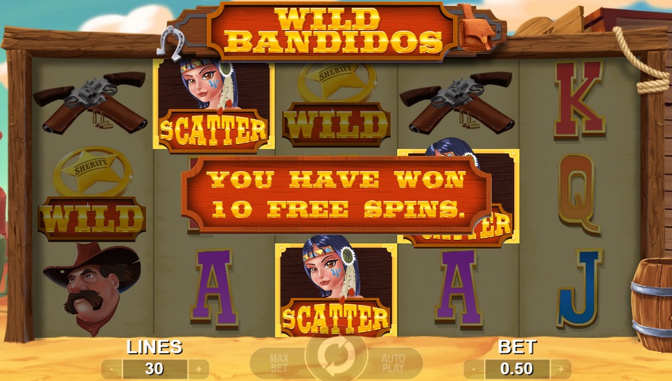 Wild Bandidos slot - free spins